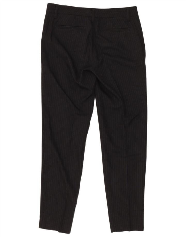 Stefanel Abito da Donna 1 Bottone 2 Pezzi IT 40 Piccolo W28 L28 Gessato Nero