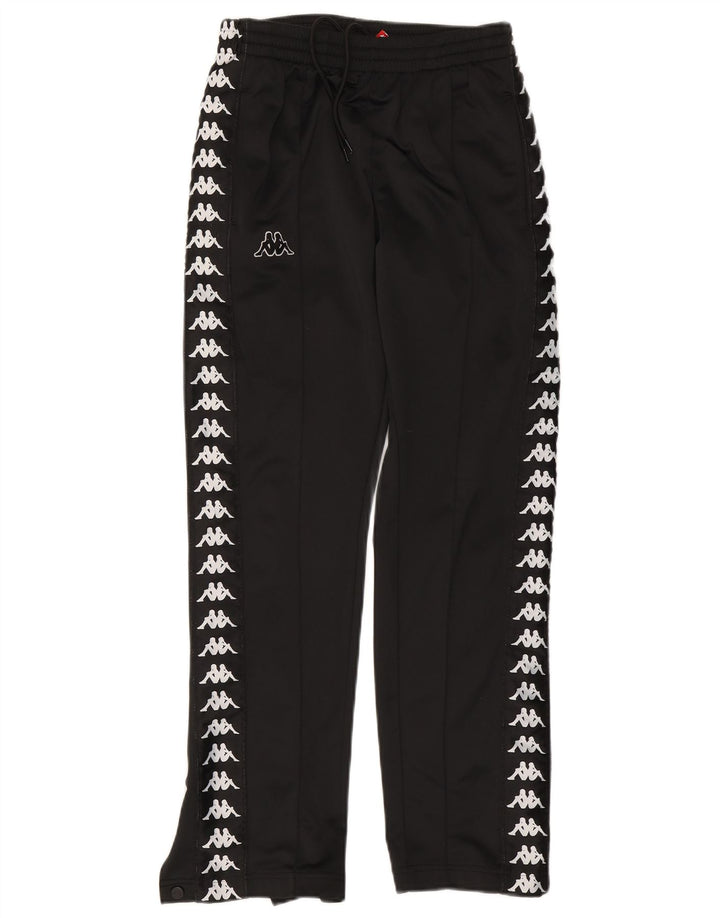 Pantaloni da tuta con grafica Kappa da uomo piccoli neri