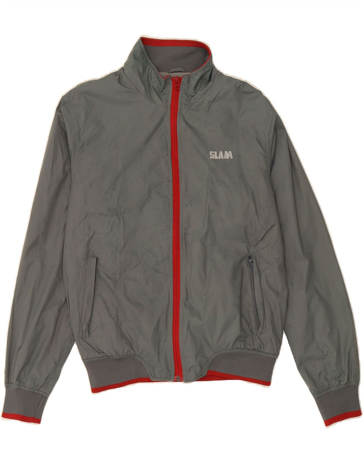 Giubbotto bomber da uomo SLAM UK 36 piccolo nylon grigio