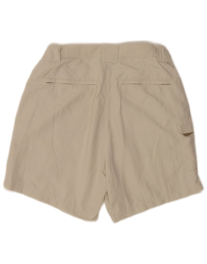 Pantaloncini cargo da donna L.L.Bean piccoli W26 in nylon beige