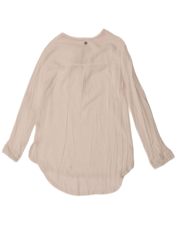 Camicetta da donna a maniche lunghe trasparente Rip Curl UK 14 grande bianca