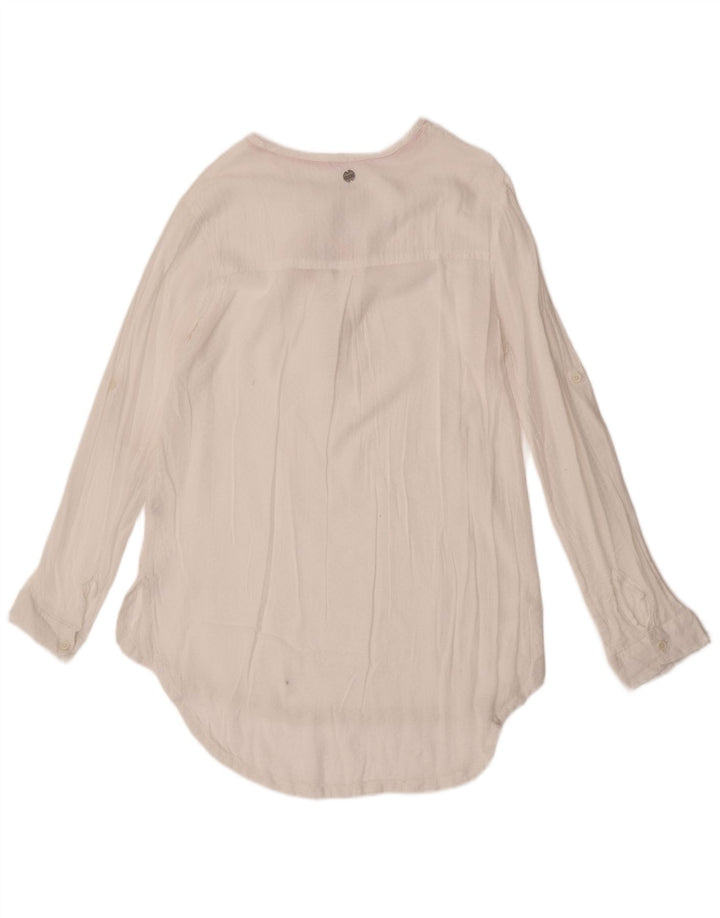 Camicetta da donna a maniche lunghe trasparente Rip Curl UK 14 grande bianca