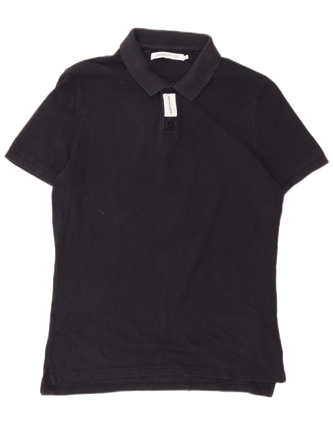 Polo da uomo Calvin Klein Jeans in cotone blu navy medio