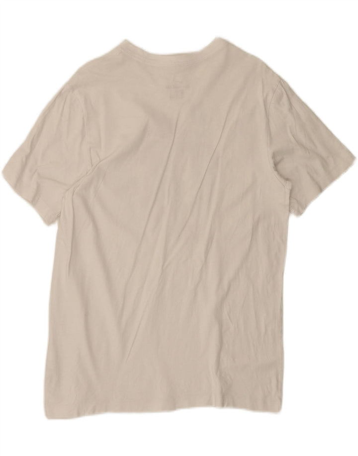 NIKE Mens Graphic T-Shirt Top Medium White Cotton Vintage Nike and Second-Hand Nike from Messina Hembry 