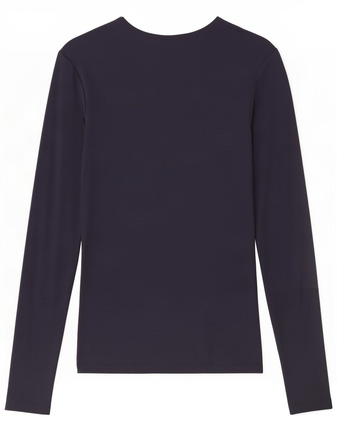 Top Zara da donna a maniche lunghe UK 8 Small blu navy in poliammide