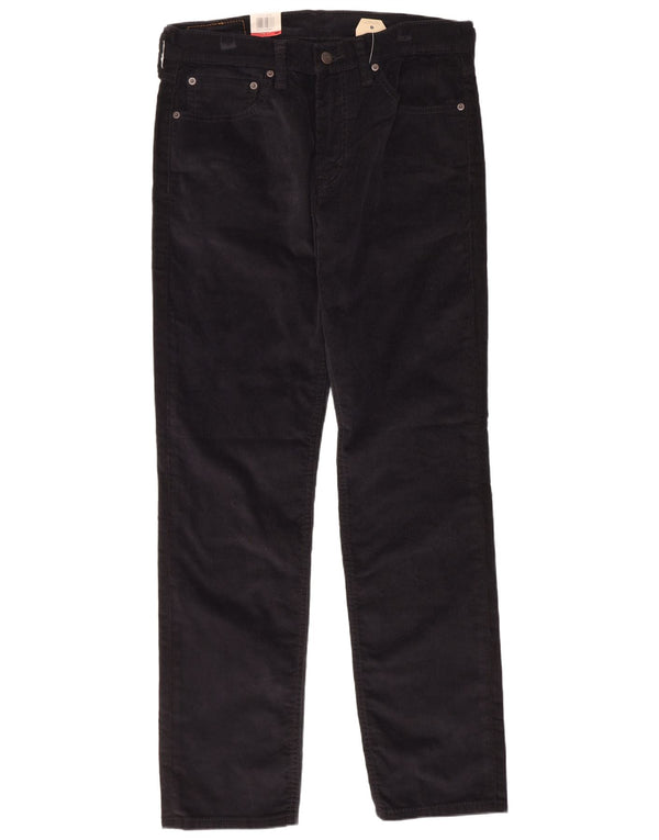 Pantaloni Levi's da uomo 511 slim fit in velluto a coste W32 L32 cotone nero