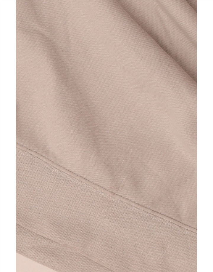 Felpa con grafica Nike da uomo, maglione 2XL, cotone bianco