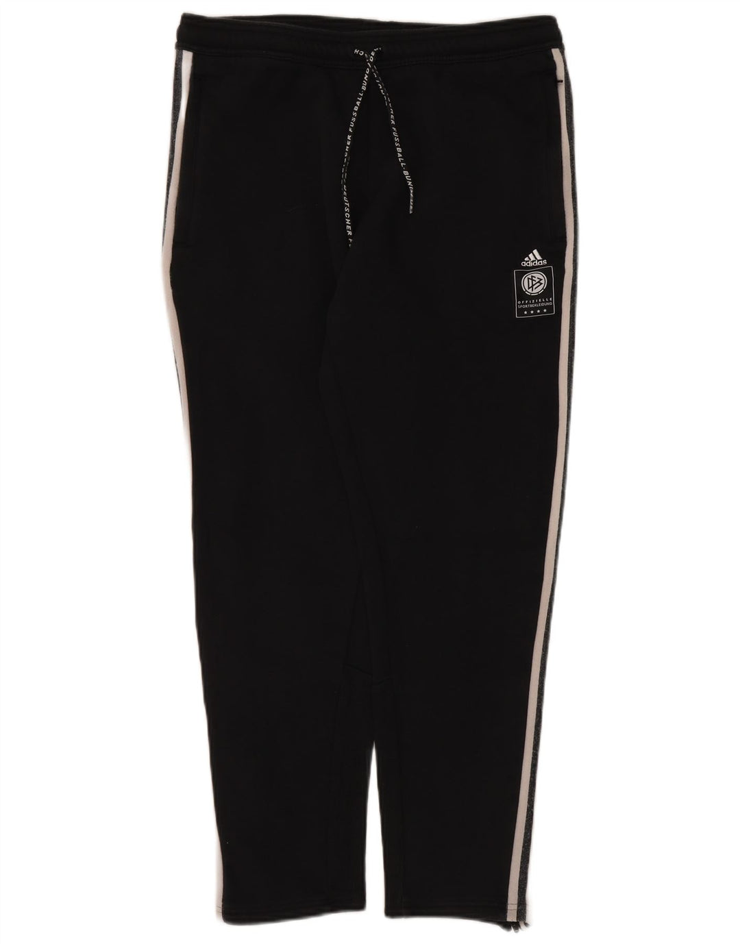 Pantaloni da tuta da uomo Adidas Large in cotone nero