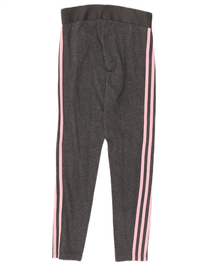 Leggings ADIDAS da donna UK 4/6 XS cotone grigio