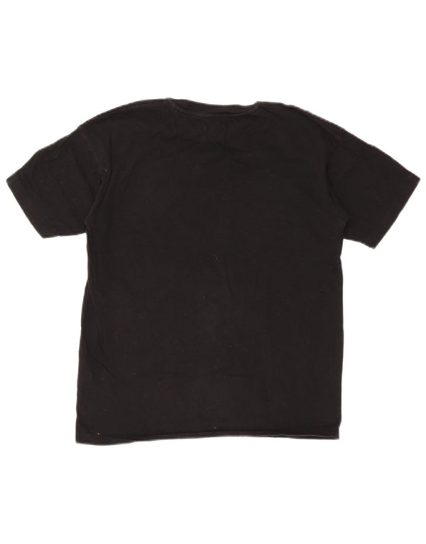 T-shirt grafica da uomo Carhartt Top piccola in cotone nero