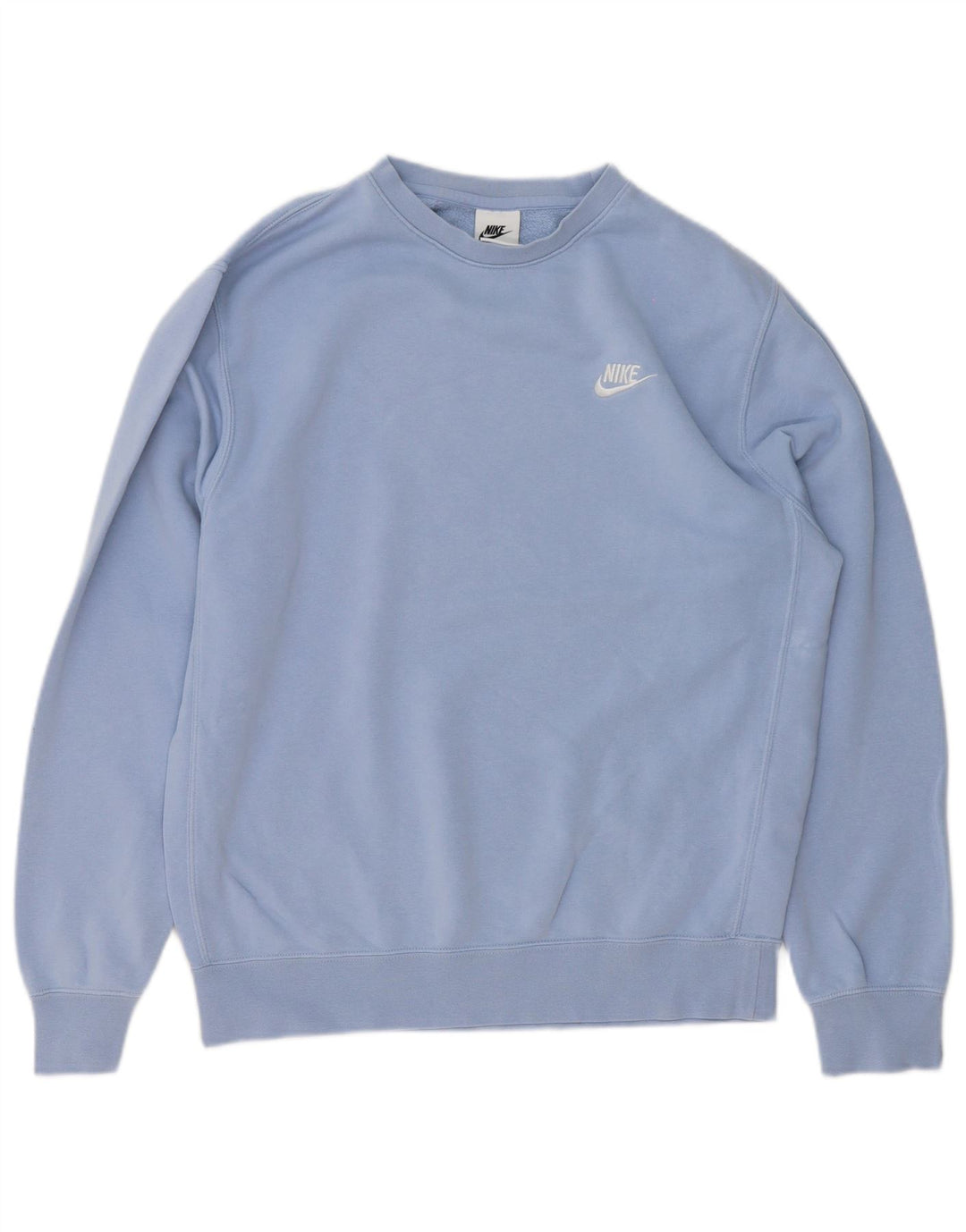 Felpa Nike Uomo Maglione Piccolo Blu Cotone