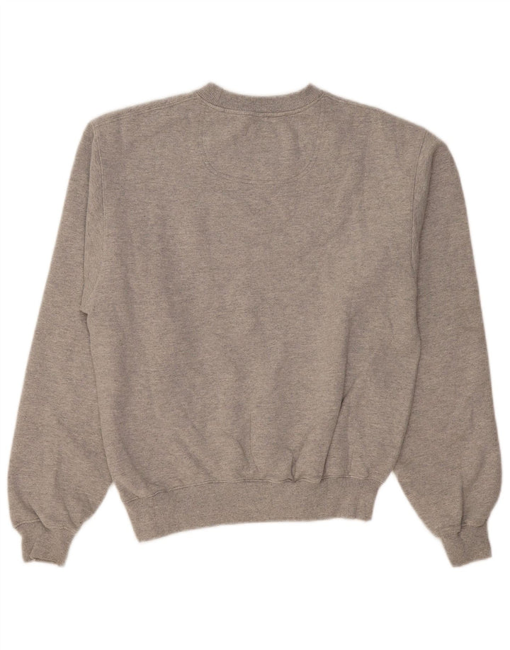 Felpa da uomo CHAMPION Maglione piccolo in cotone chiazzato grigio