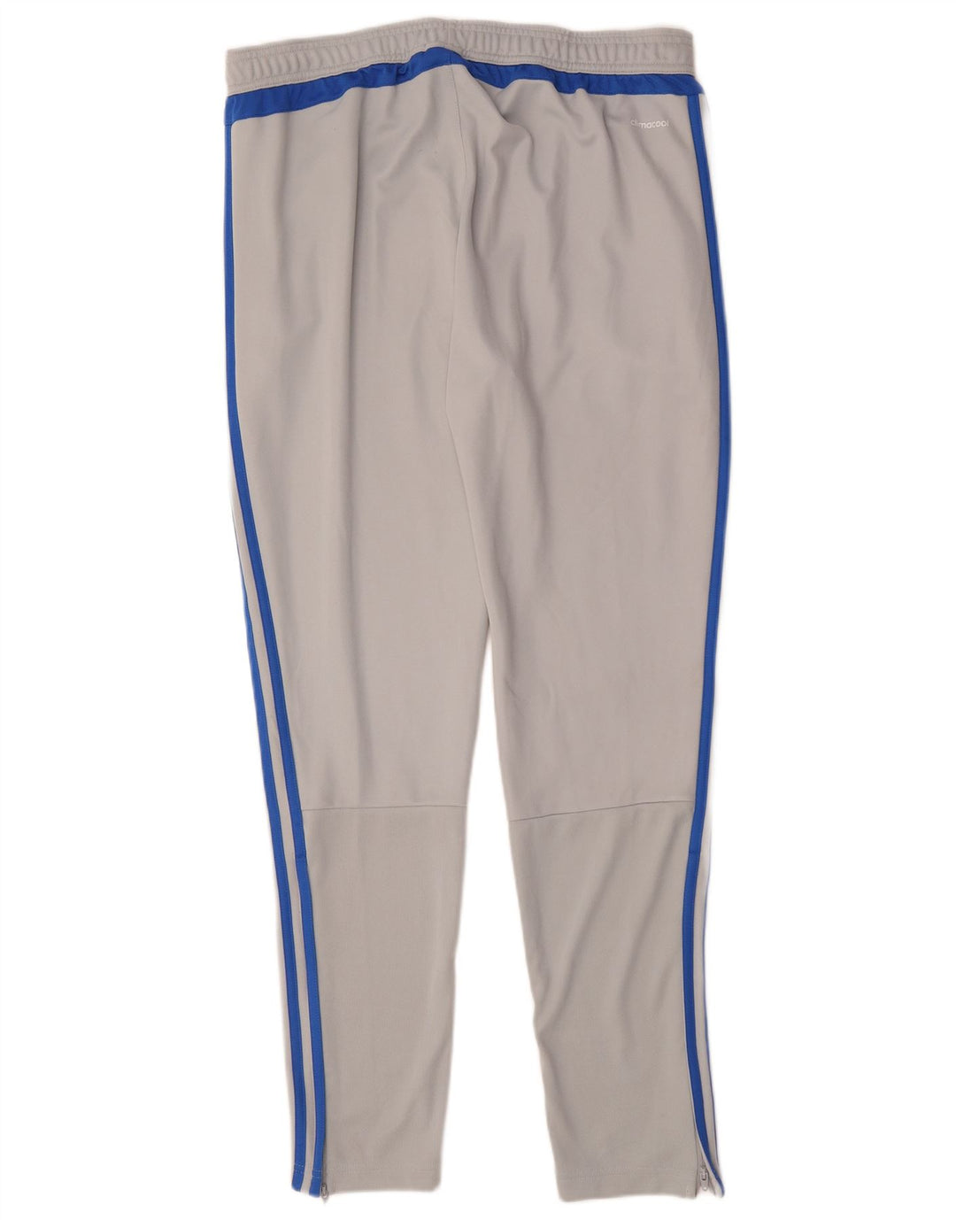 Pantaloni da tuta Adidas Climacool da uomo, grandi, in poliestere color block grigio