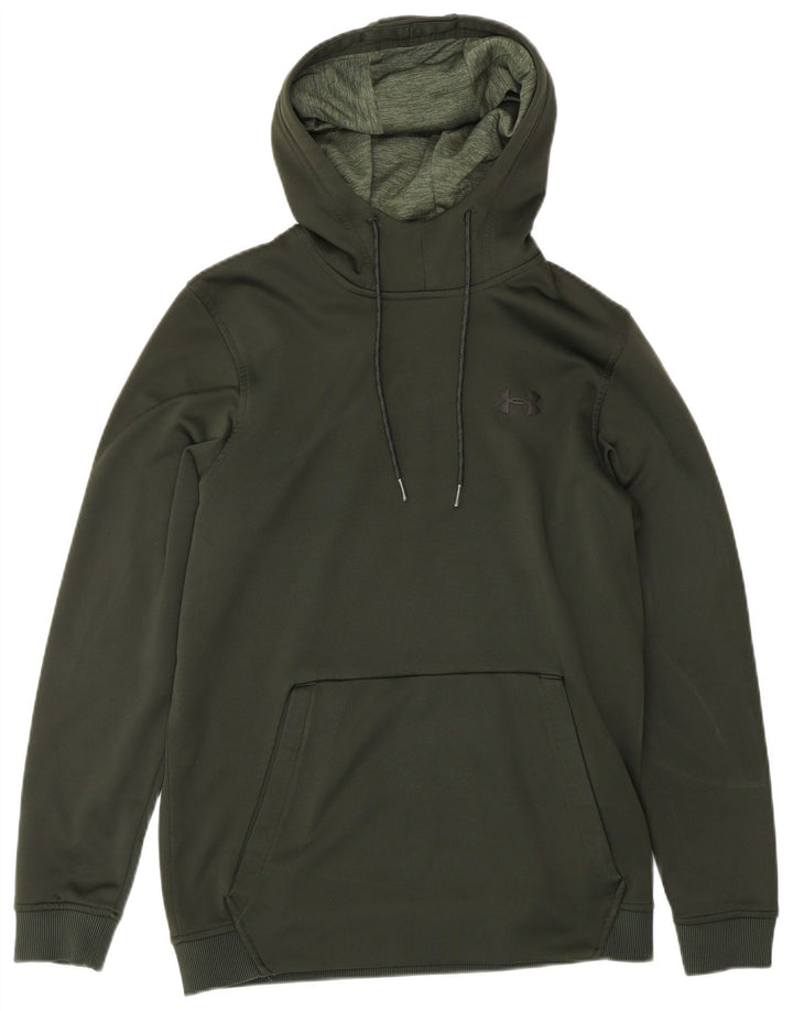 Felpa con cappuccio da uomo Under Armour piccola verde