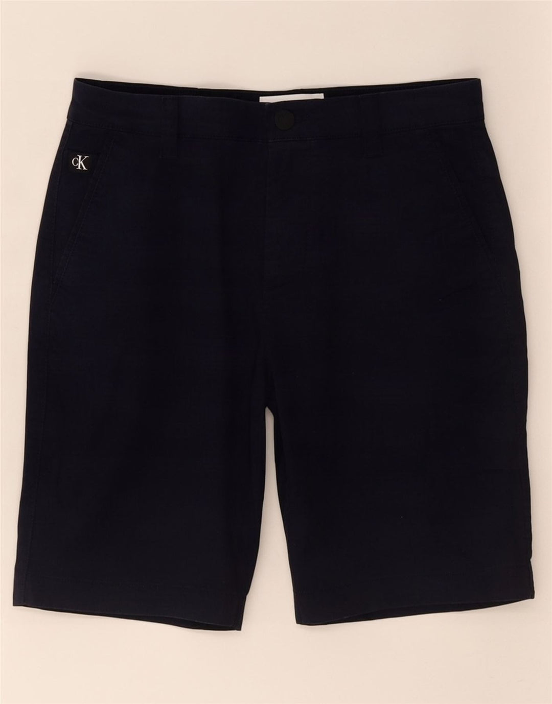 Pantaloncini chino da uomo Calvin Klein piccoli W30 cotone blu navy