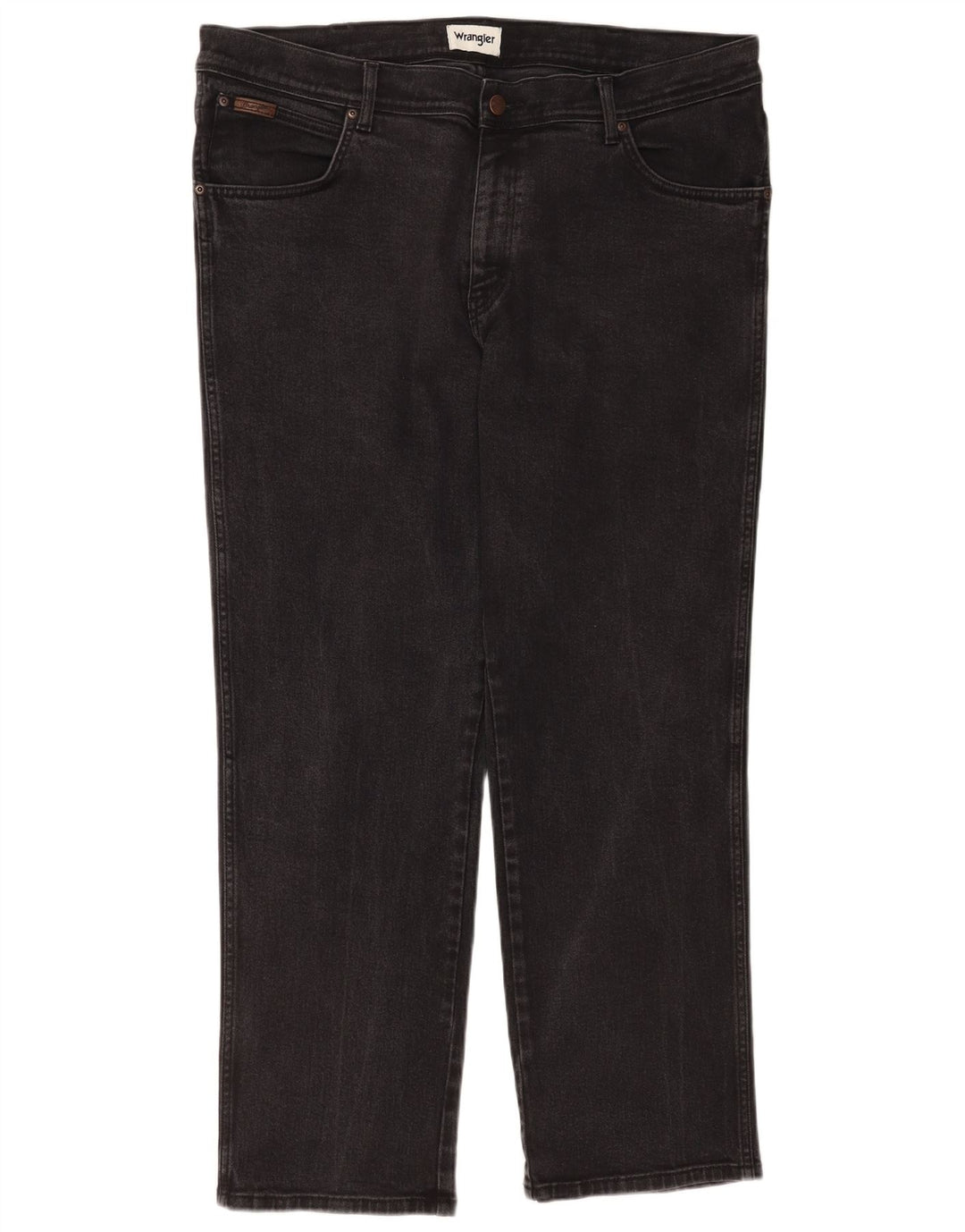 Jeans dritti da uomo Wrangler Texas W42 L30 cotone grigio