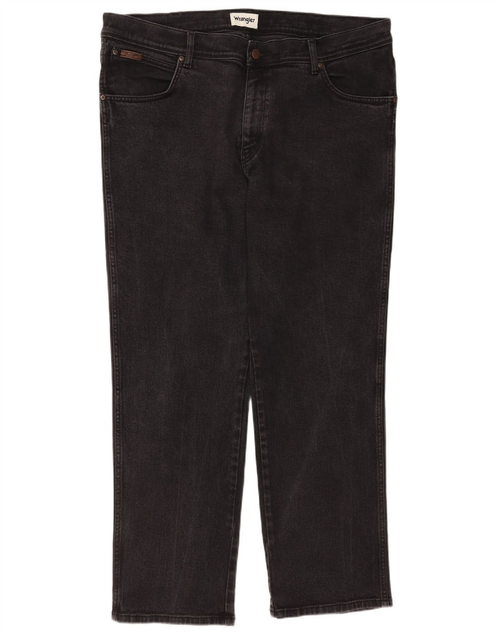 Jeans dritti da uomo Wrangler Texas W42 L30 cotone grigio