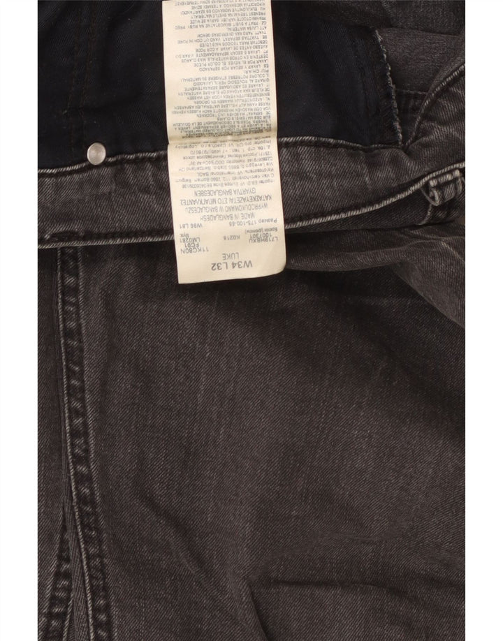 Jeans Lee Luke Slim da uomo W34 L32 in cotone grigio