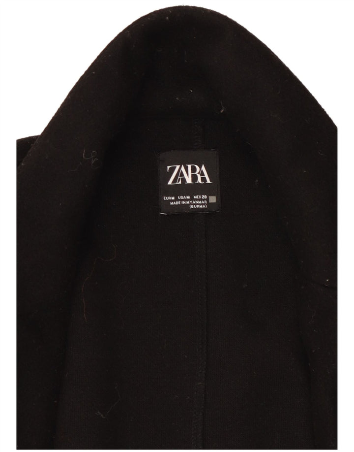 Cappotto aperto da donna Zara UK 14 medio nero