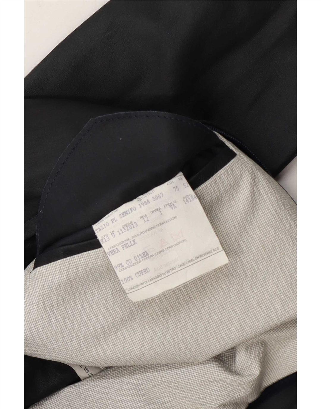 Giubbotto bomber in pelle da uomo Valstar IT 52 XL Blu Navy