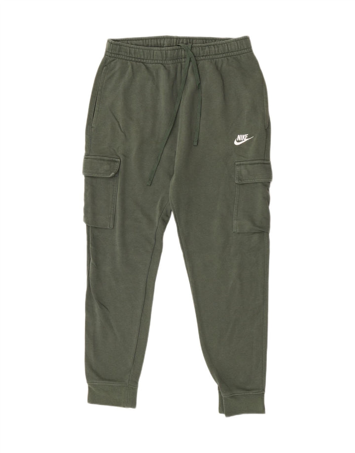 Pantaloni da tuta Nike da uomo Cargo Joggers in cotone verde medio