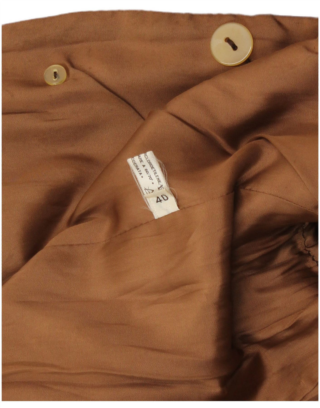 Giacca blazer doppiopetto da donna Happening IT 40 piccola marrone