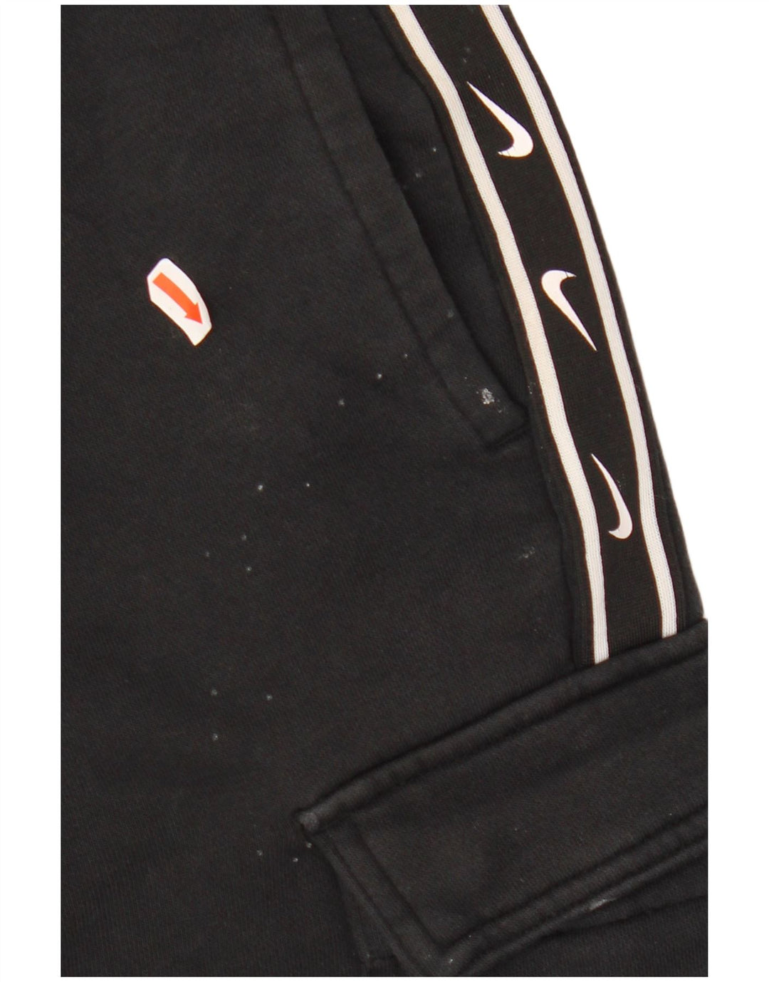 NIKE Pantaloni da tuta cargo con grafica da uomo Joggers medio cotone nero