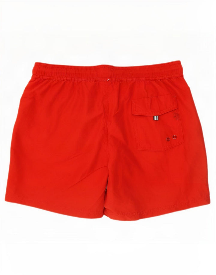 Pantaloncini da bagno da uomo Marks & Spencer rosso medio in poliestere