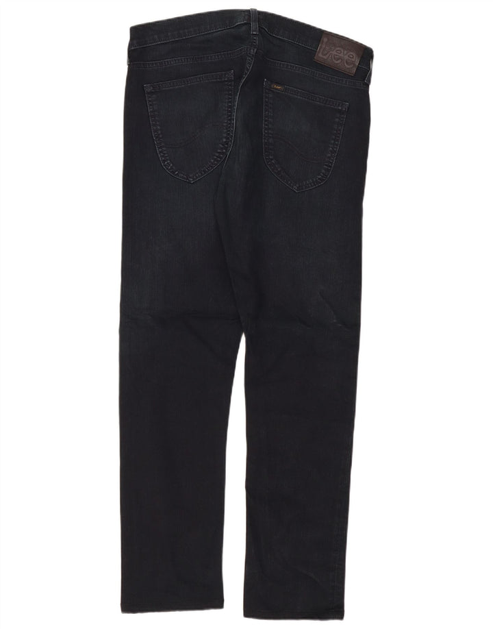Jeans dritti da donna Lee W36 L29 Blu navy