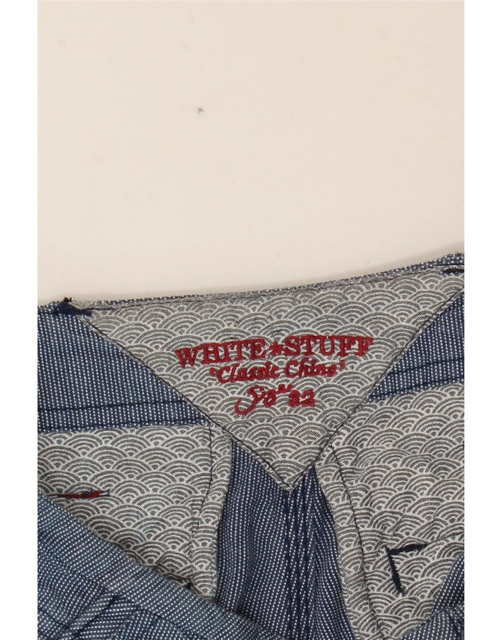 Pantaloncini chino da uomo White Stuff W32 in cotone blu medio