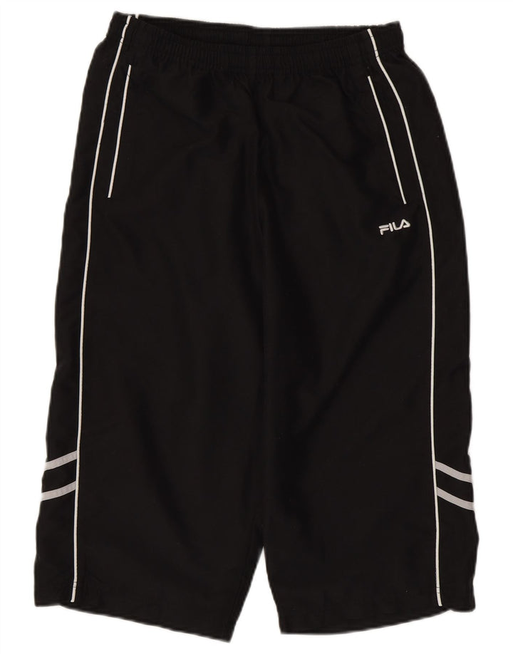 Pantaloni da tuta da uomo FILA Capri medio poliestere nero