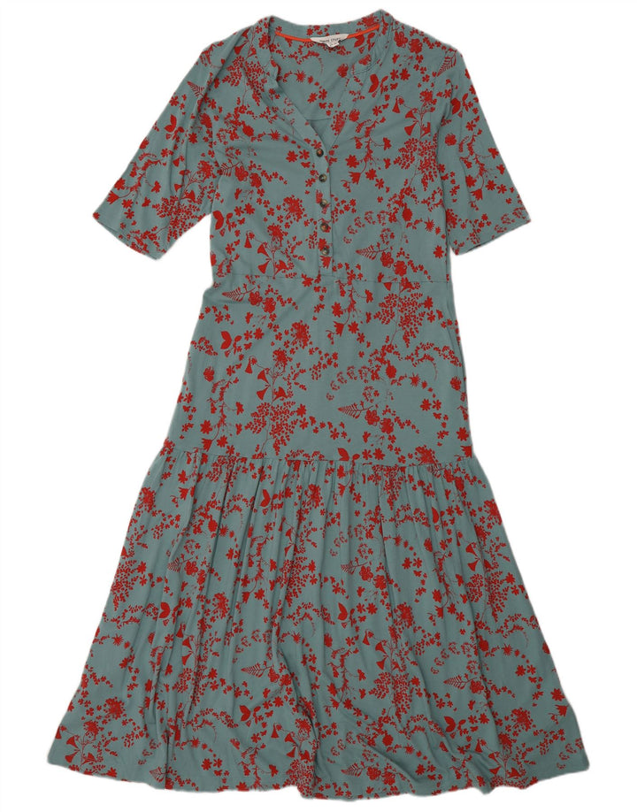 Abito maxi a strati da donna di White Stuff UK 10 Piccolo verde floreale