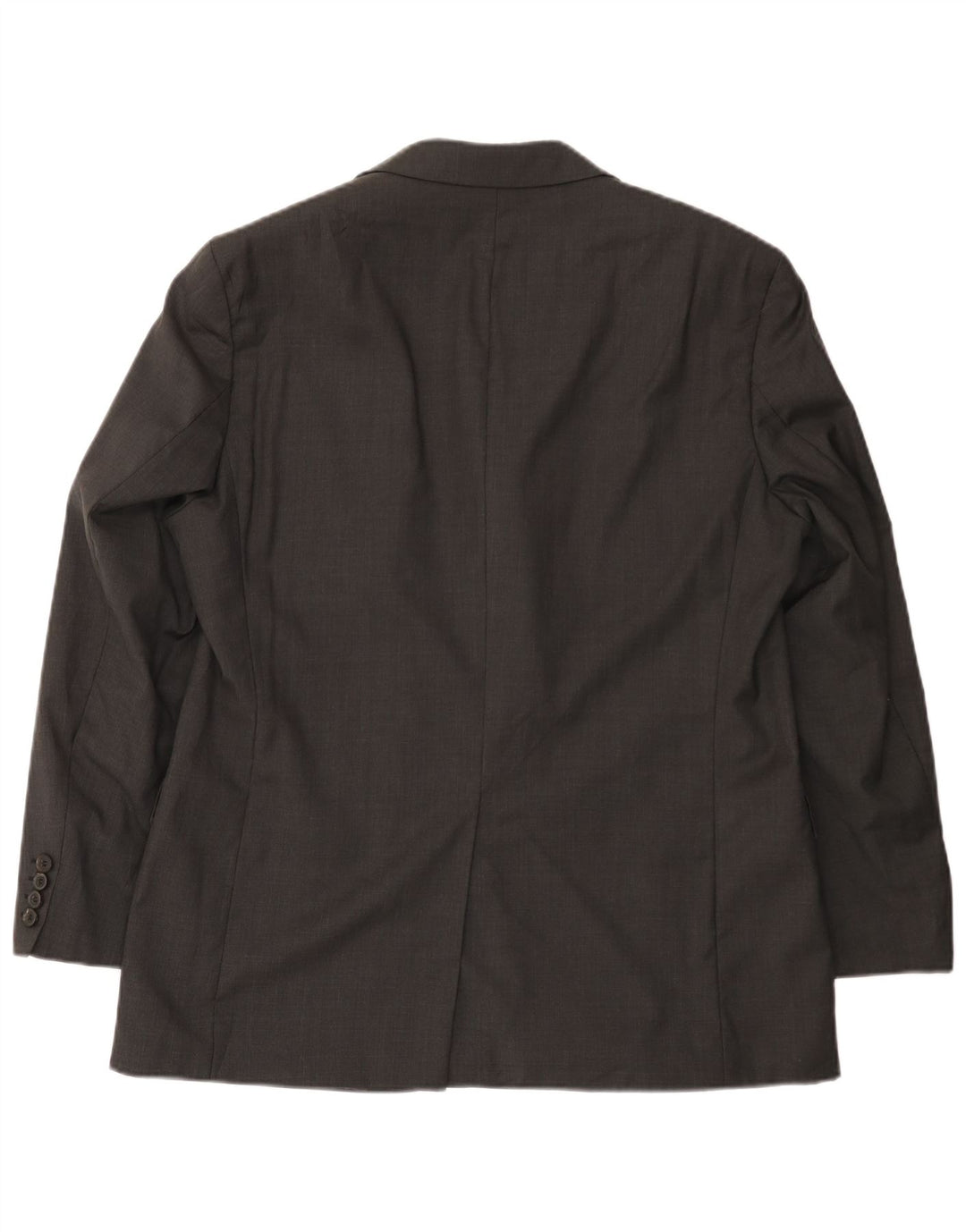 Giacca blazer da uomo a 3 bottoni Hugo Boss UK 40 grande lana grigia