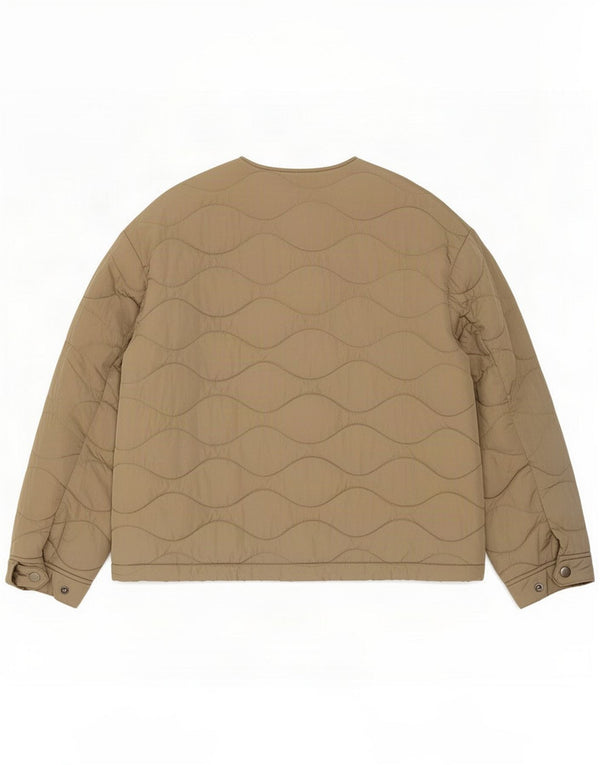 MINT VELVET Giacca trapuntata da donna UK 16 Large Khaki Poliammide