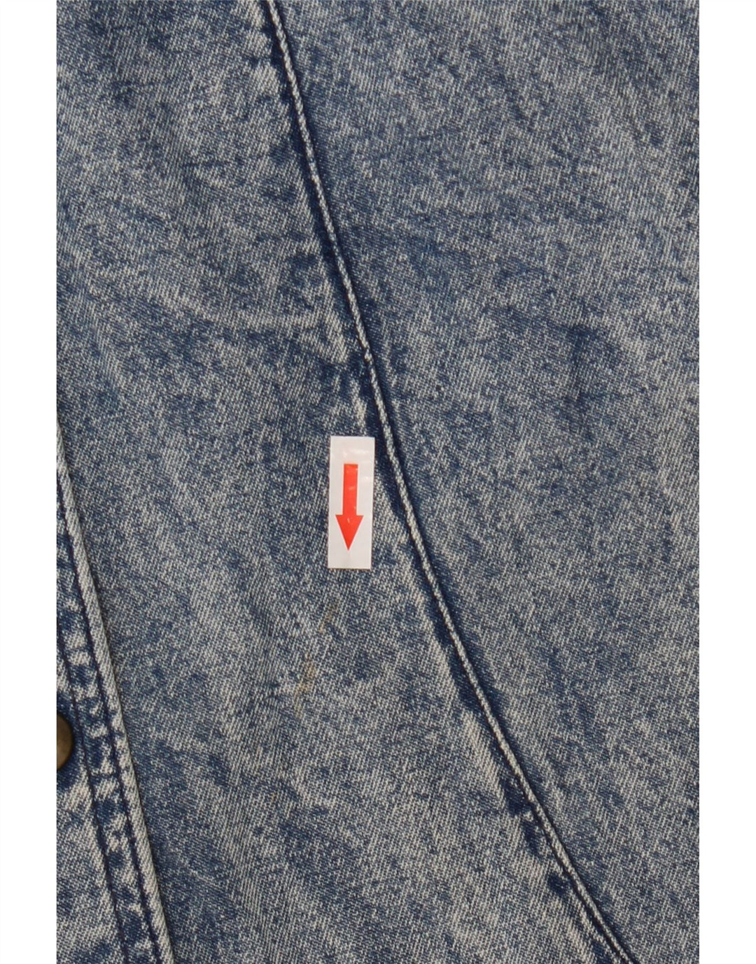 POP 84 Abito in denim a maniche lunghe da donna UK 14 Cotone blu medio