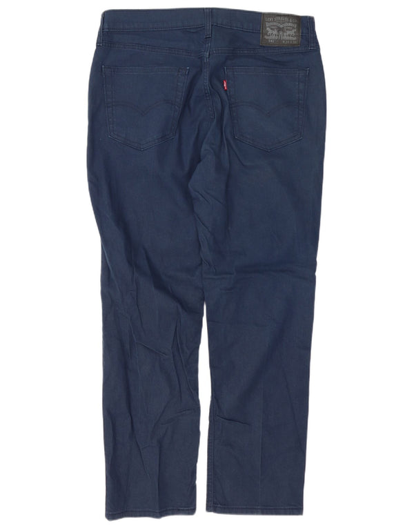 Levi's Uomo 541 Pantaloni casual dritti W34 L28 Cotone blu navy