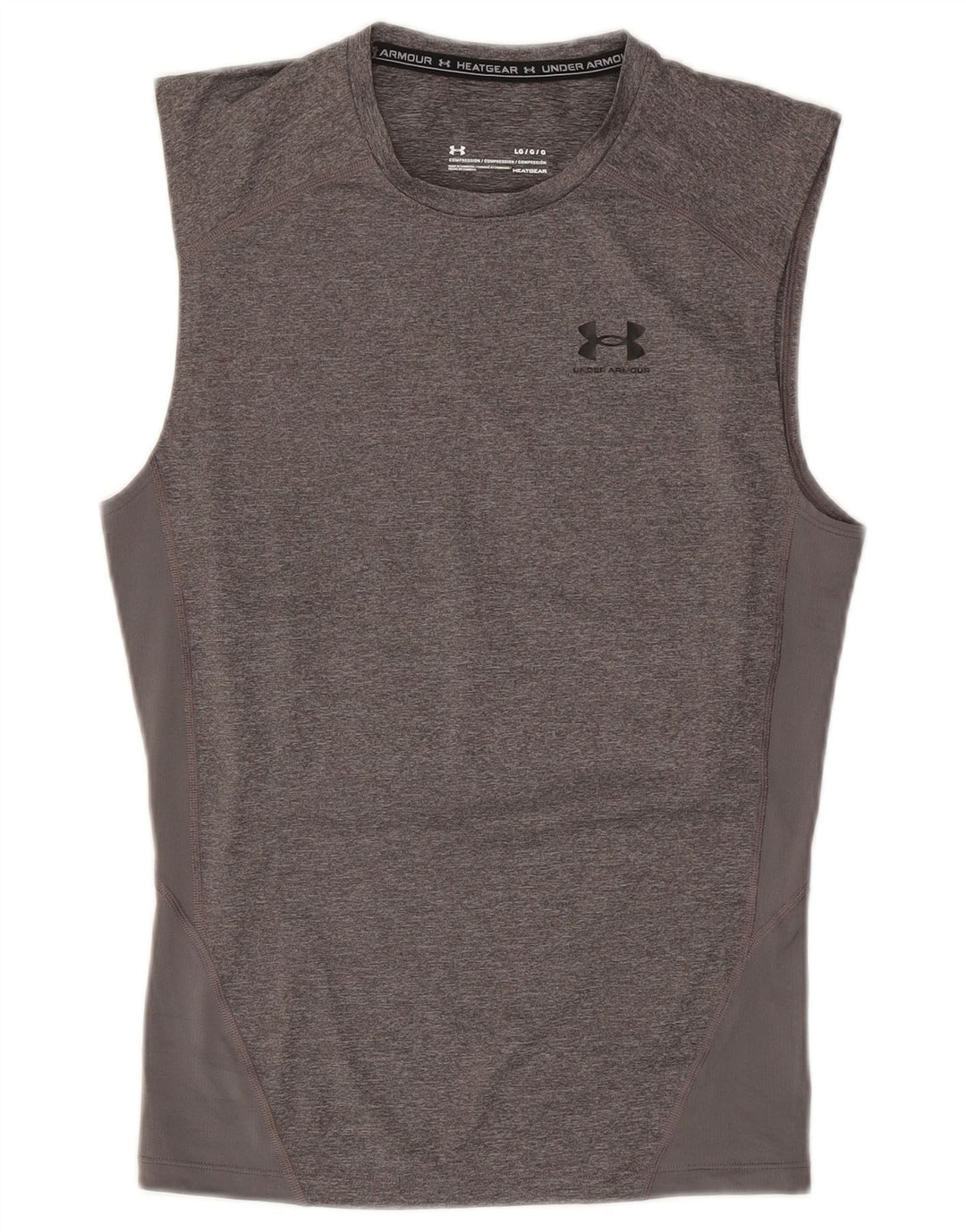 Canottiera Under Armour da uomo Heat Gear, grande, grigia
