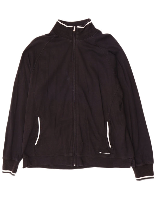 Giacca da tuta da donna Champion UK 16 grande cotone nero