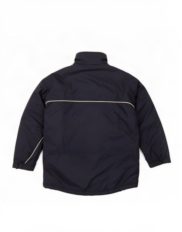 Cappotto imbottito da uomo vestibilità ampia Adidas UK 38/40 medio poliestere blu navy