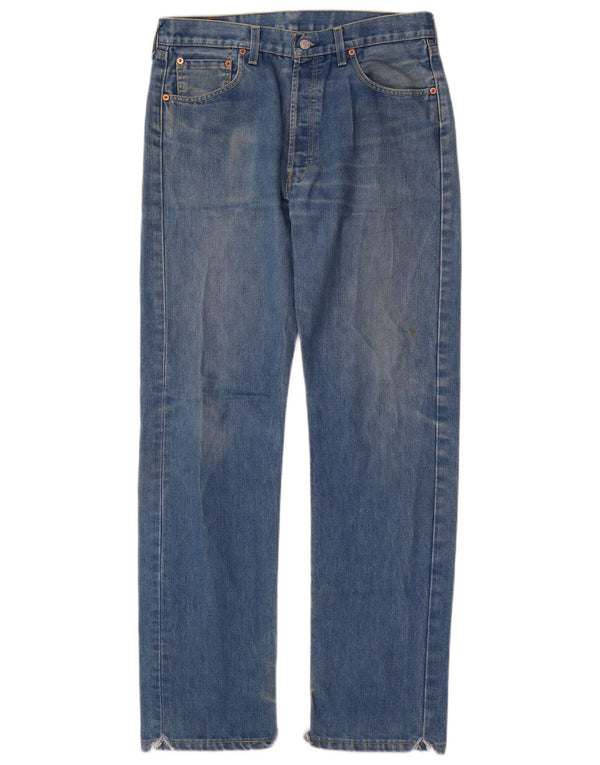 LEVI'S Jeans dritti da uomo 501 W34 L34 Blu