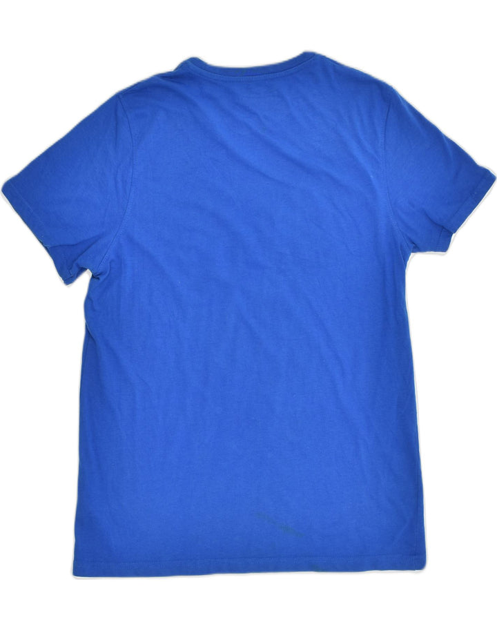 MOUNTAIN WAREHOUSE Mens Graphic T-Shirt Top Small Blue Cotton | Vintage Mountain Warehouse | Thrift | Second-Hand Mountain Warehouse | Used Clothing | Messina Hembry 