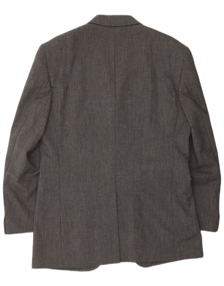 Giacca blazer a 3 bottoni da uomo Dolce & Gabbana IT 50 grande in viscosa grigia