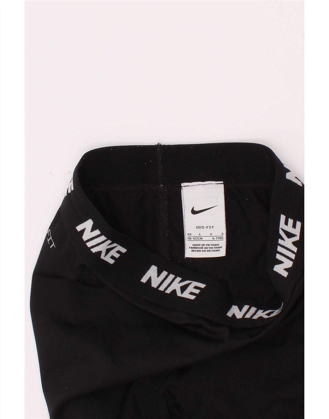 Leggings grafici Nike per ragazze 6-7 anni grandi neri