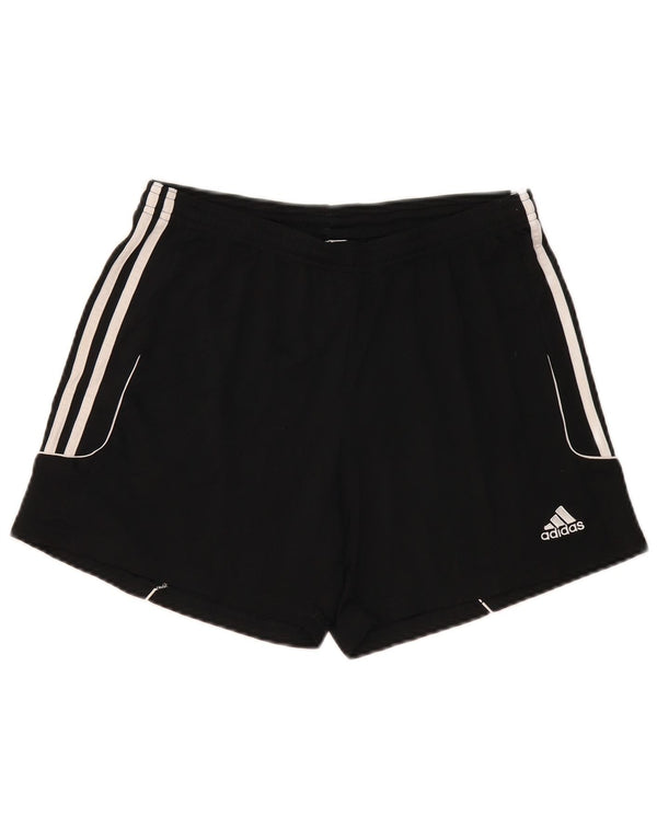 Pantaloncini sportivi Adidas Climalite da donna UK 16/18 Large Nero Poliestere