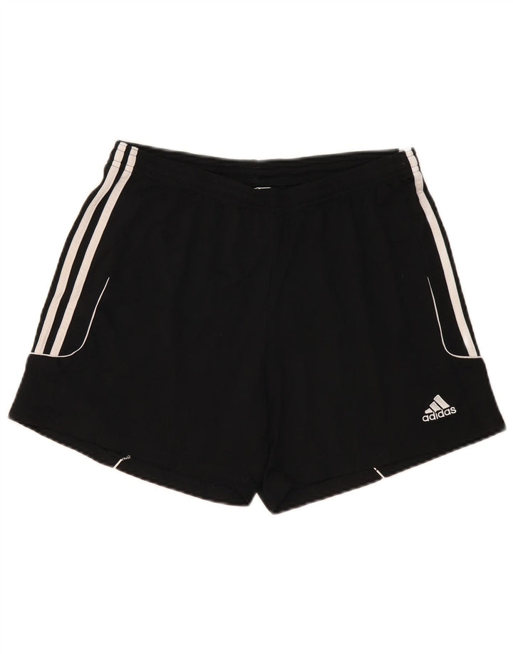 Pantaloncini sportivi Adidas Climalite da donna UK 16/18 Large Nero Poliestere