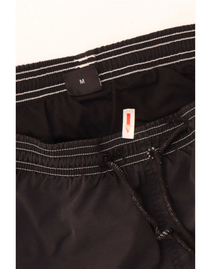 Pantaloncini da bagno grafici da uomo Hugo Boss medio nero in poliammide