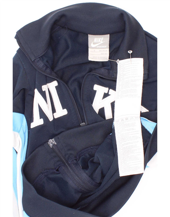 Giacca da tuta da ragazzo Nike 4-5 anni Small Blu Navy Colourblock
