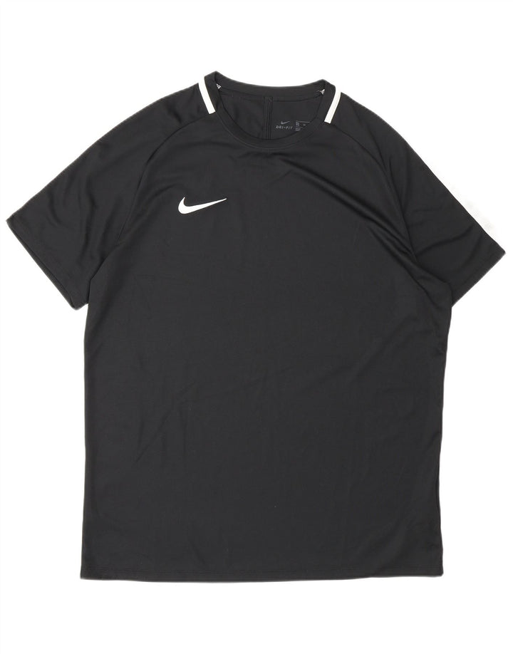 T-shirt Nike Dri Fit da uomo XL nera in poliestere