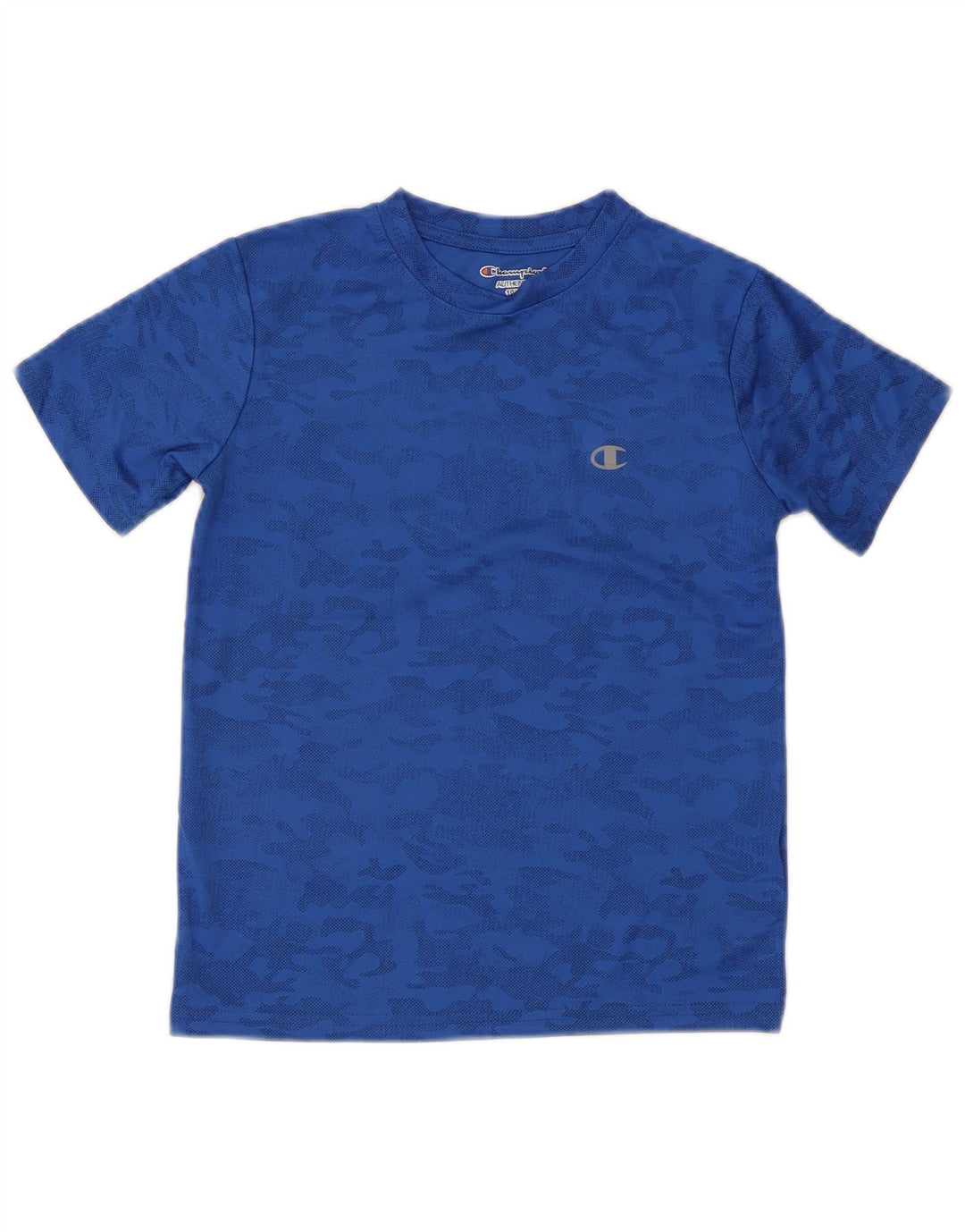 T-shirt da ragazzo Champion Top 10-11 anni mimetica blu