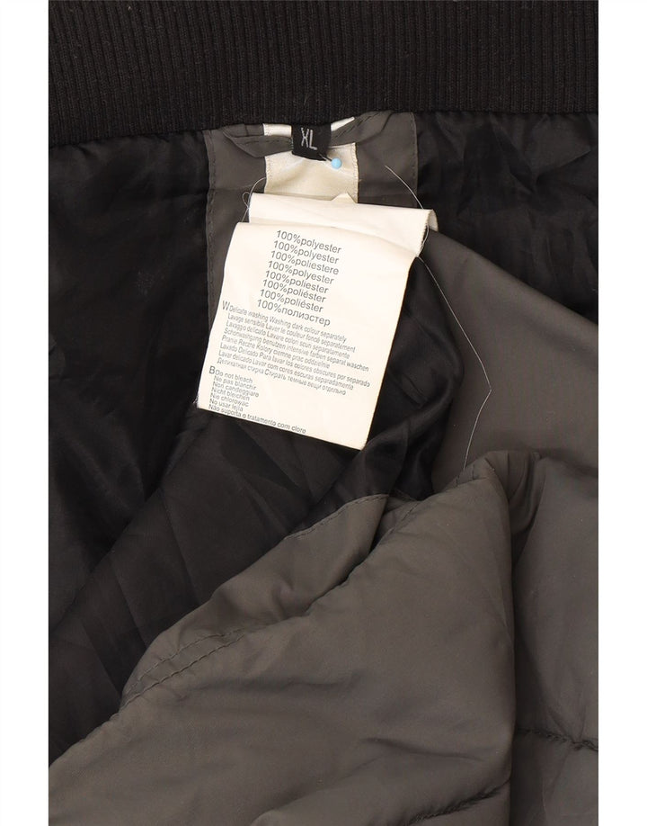 Giacca imbottita con cappuccio da uomo LOTTO UK 42 XL Poliestere grigio
